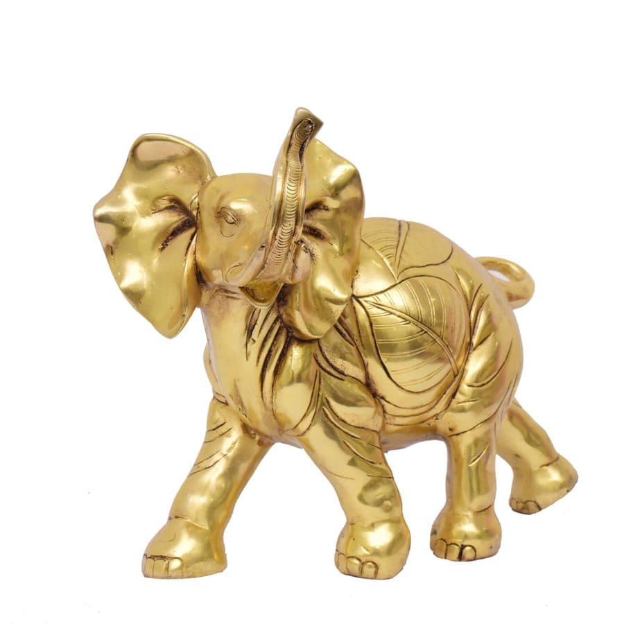 Brass Elephant Statue Animal