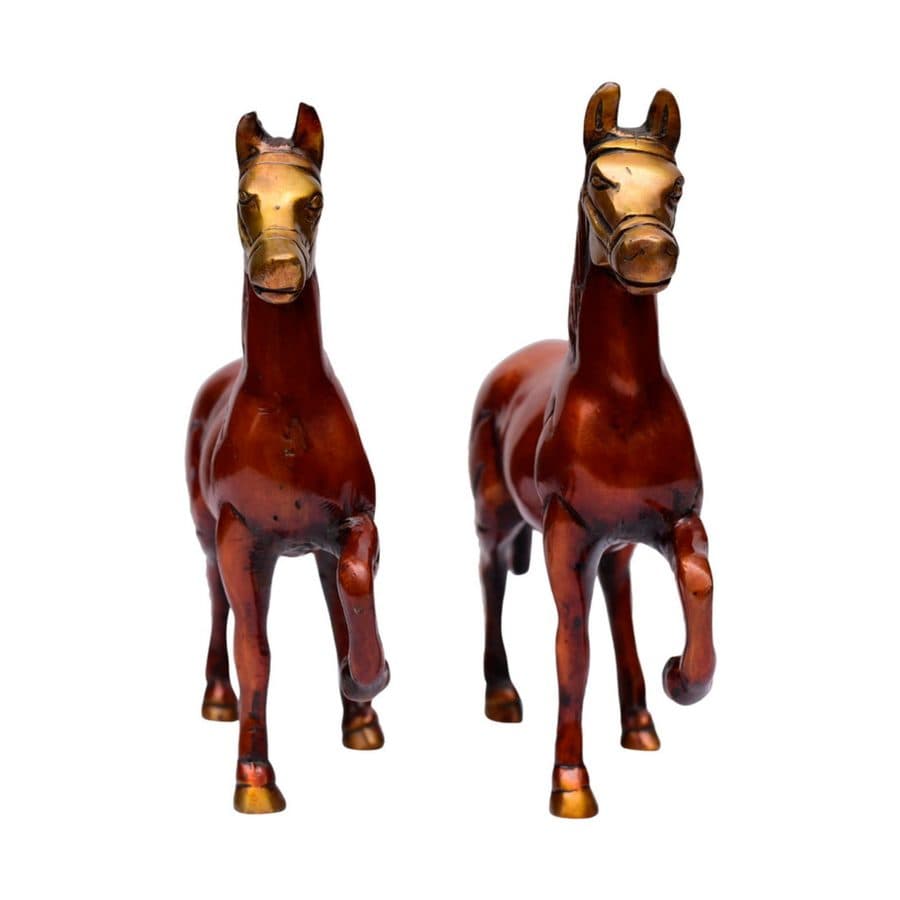 Brass Horse Animal Statue