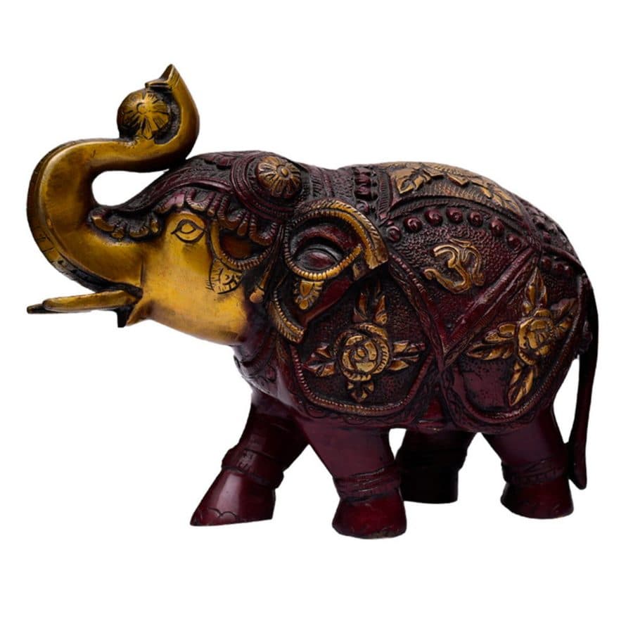 Maharaja Elephant Design Brass Showpiece