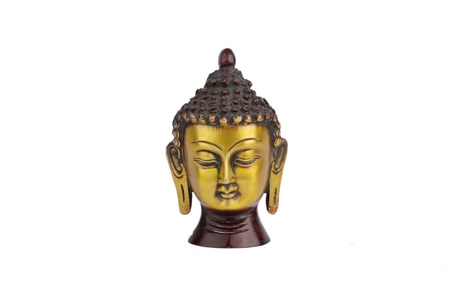Brass Buddha head Home decor item
