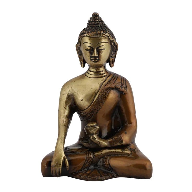 Gautam Buddha Brass Statue
