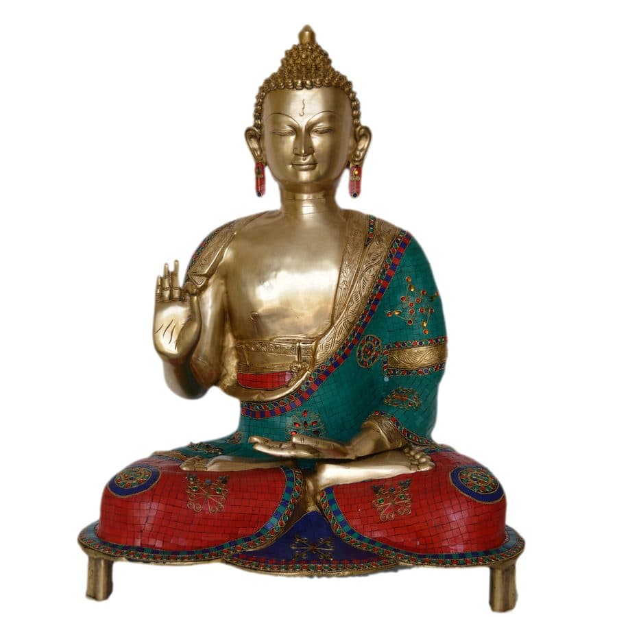 Turquoise Buddha Sculpture