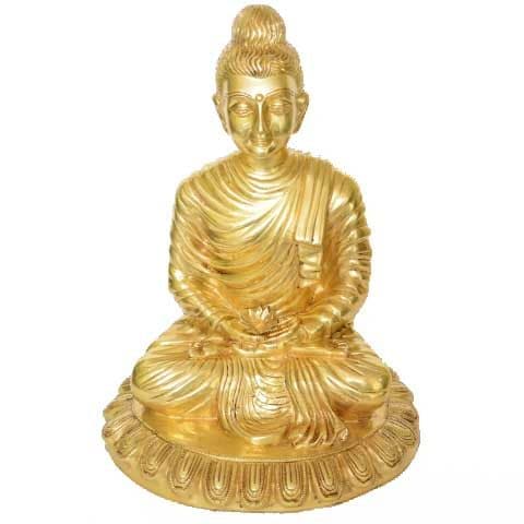 Buddha statue made in bronze metal