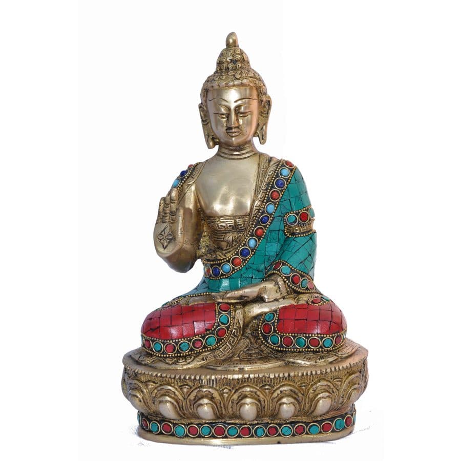 Brass metal Buddha