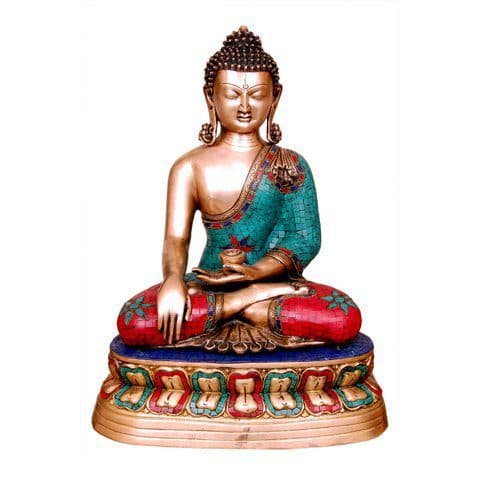 Brass Buddha statue