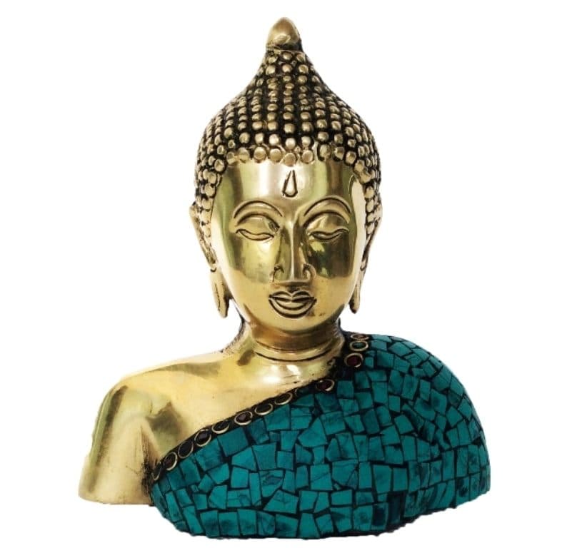 Lord Buddha Glorious Statue in Antique Polish