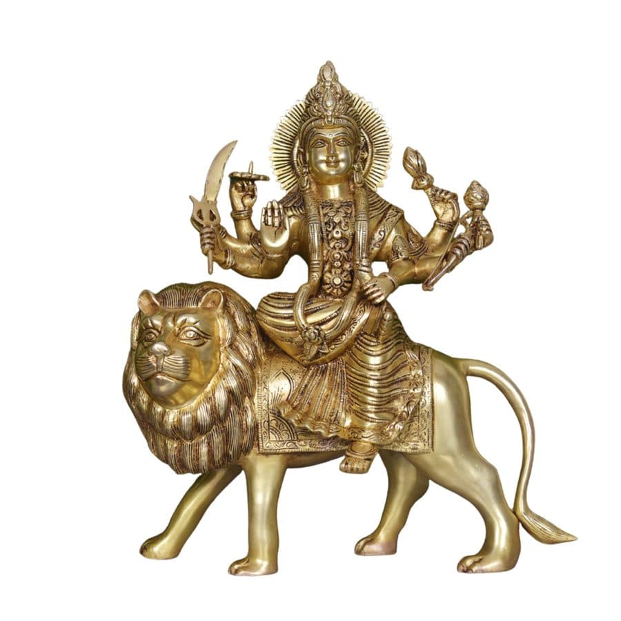 Brass Durga Statue