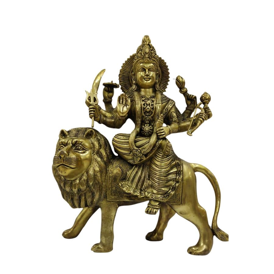 Brass Durga Statue