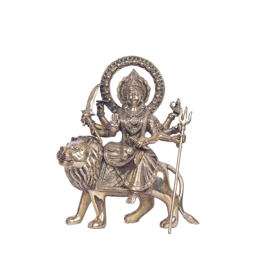 Brass Durga Statue