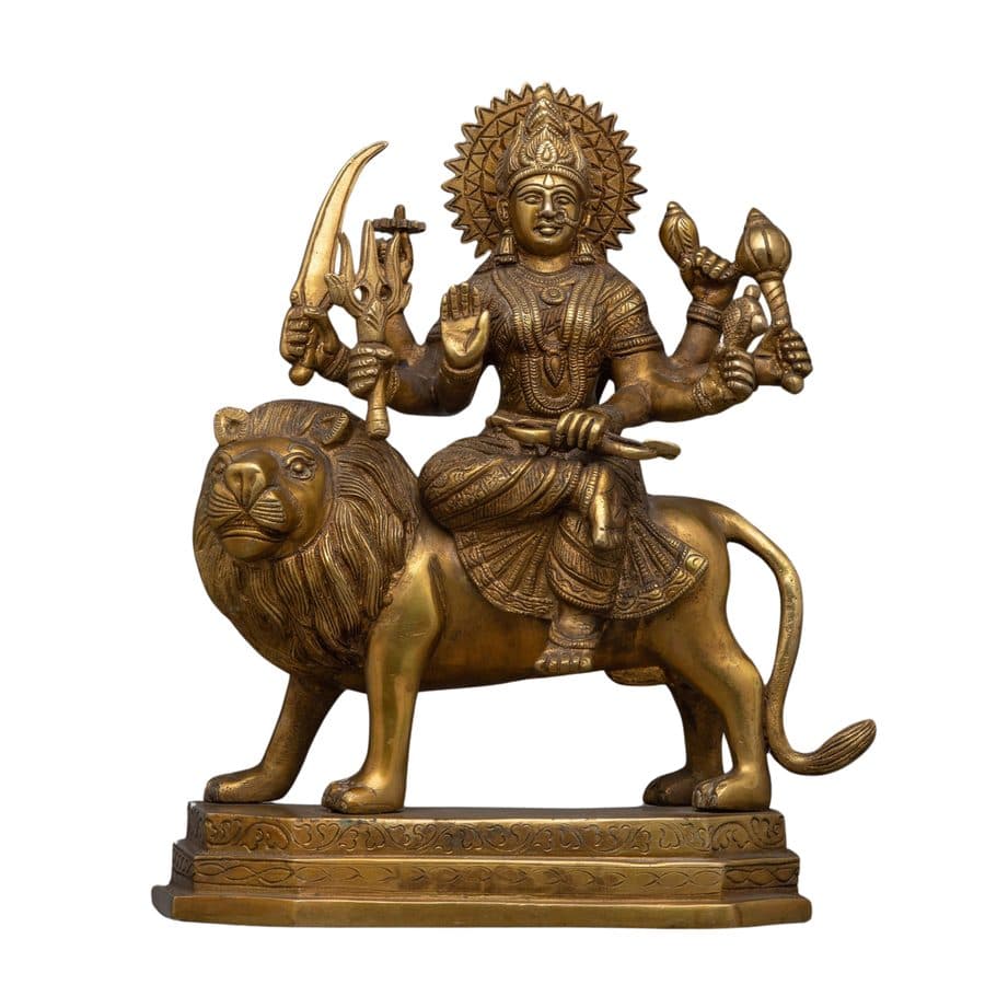 Brass Durga Statue