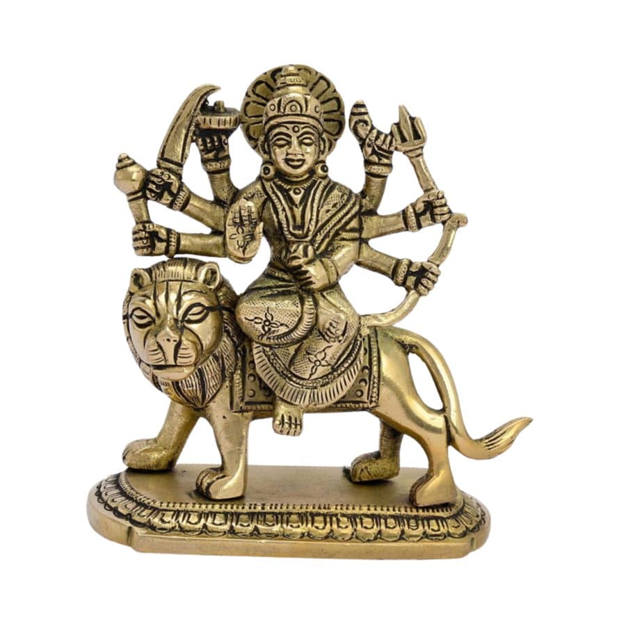 Brass Durga Statue