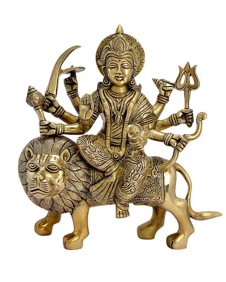 BRASS DURGA JI
