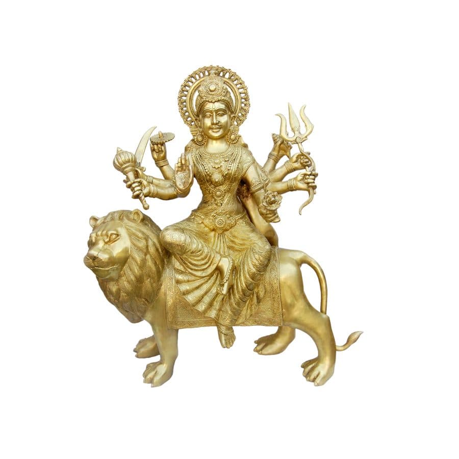 Brass Durga Statue