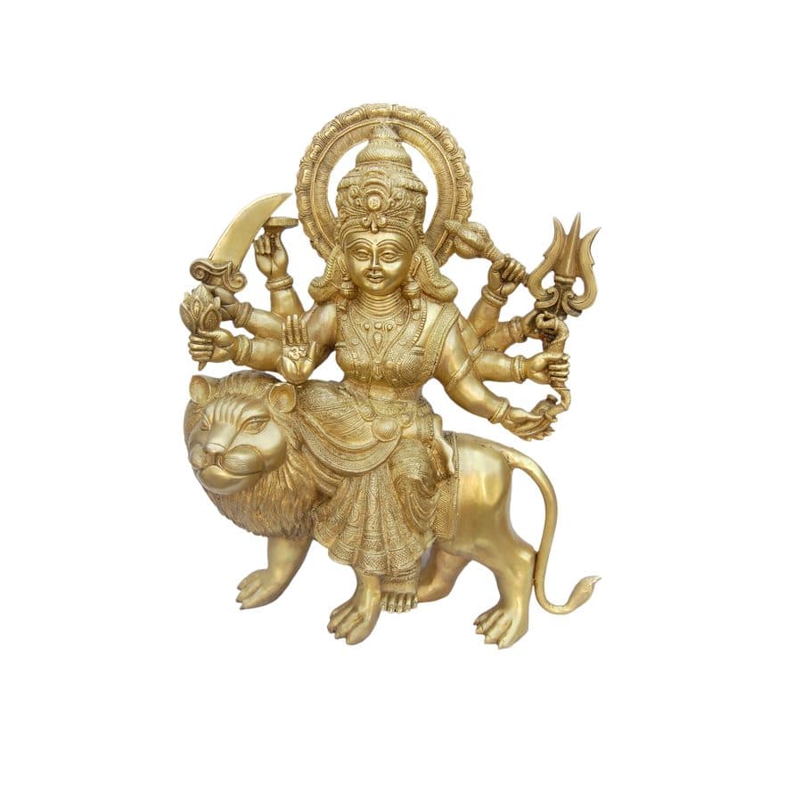 Brass Durga Statue