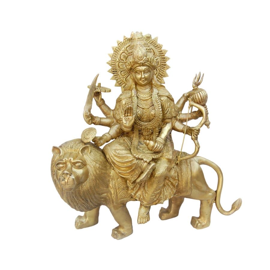 Brass Durga Statue