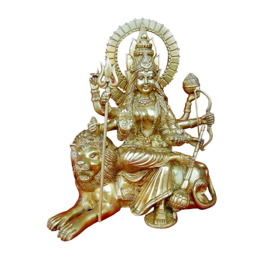 Brass Durga Statue