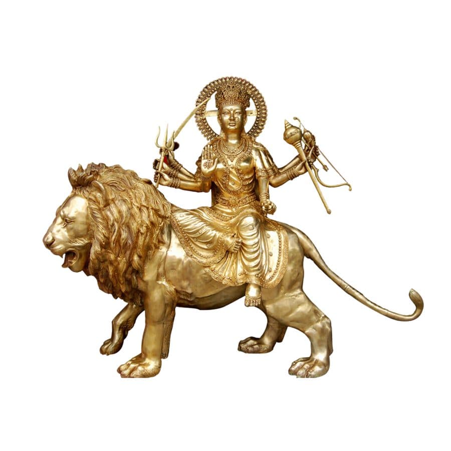 Brass Durga Statue
