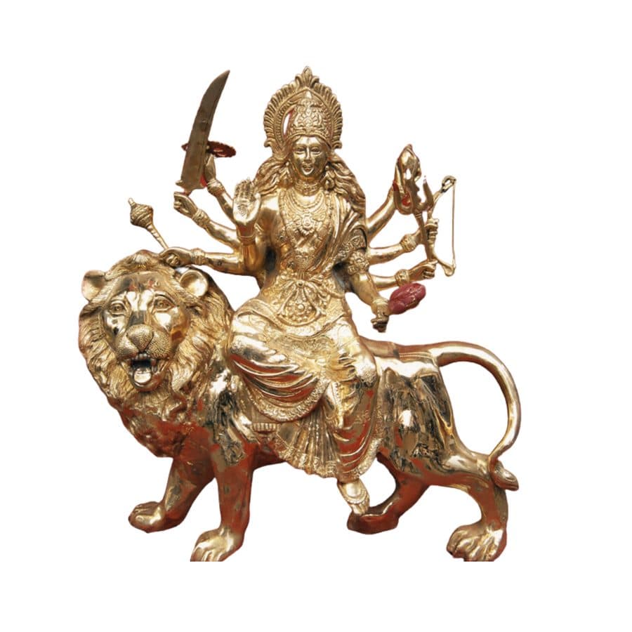 Brass Durga Statue