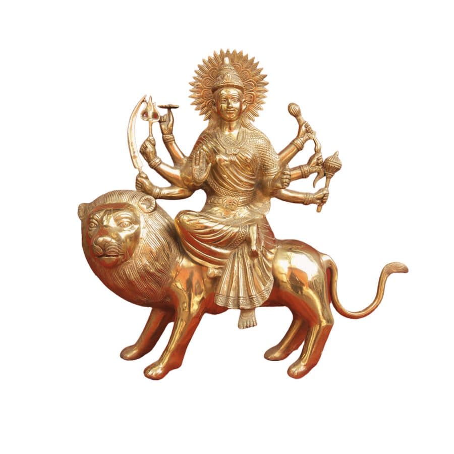 Brass Durga Statue