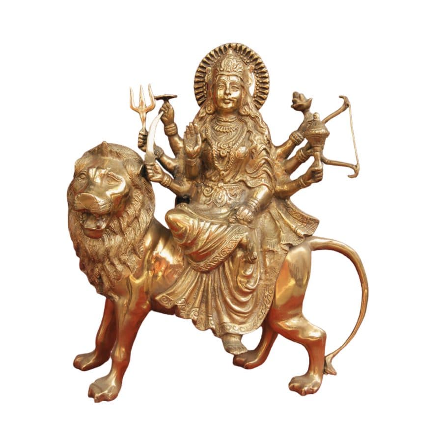 Brass Durga Statue