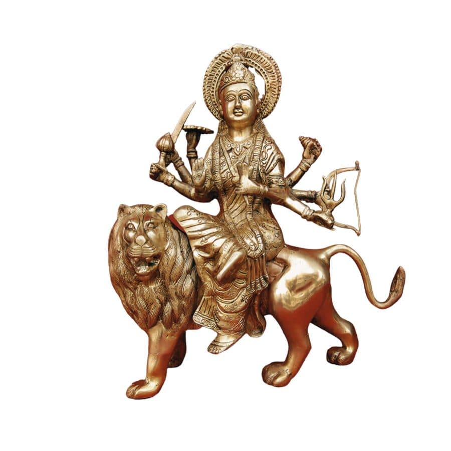 Brass Durga Statue