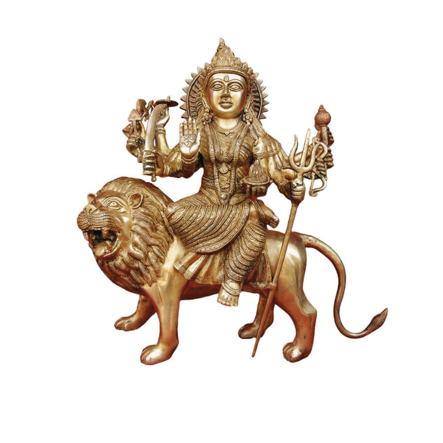Brass Durga Statue