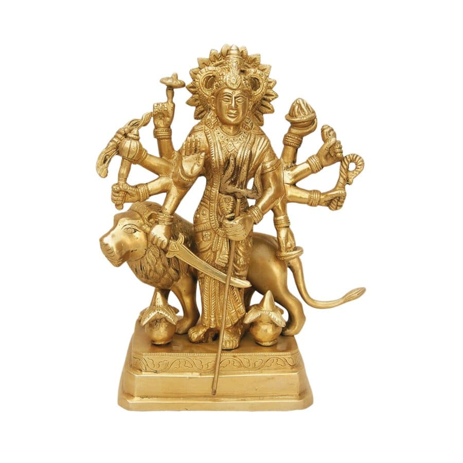 Brass Durga Statue
