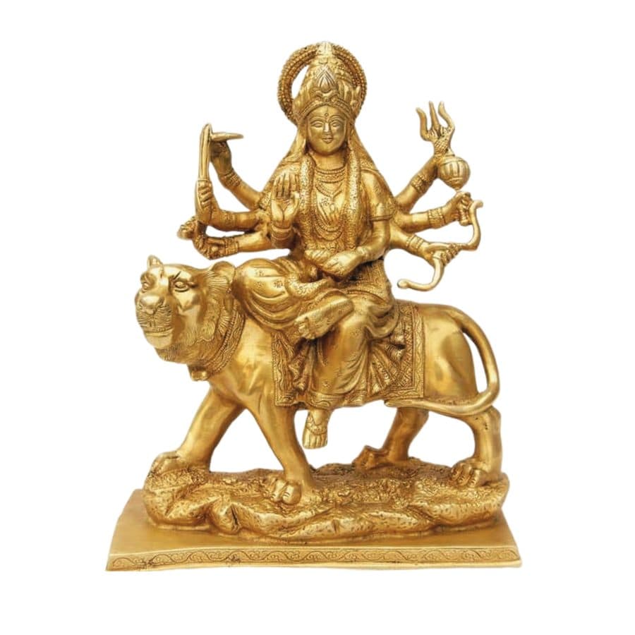 Brass Durga Statue