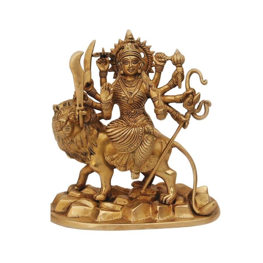 Brass Maa Durga Statue