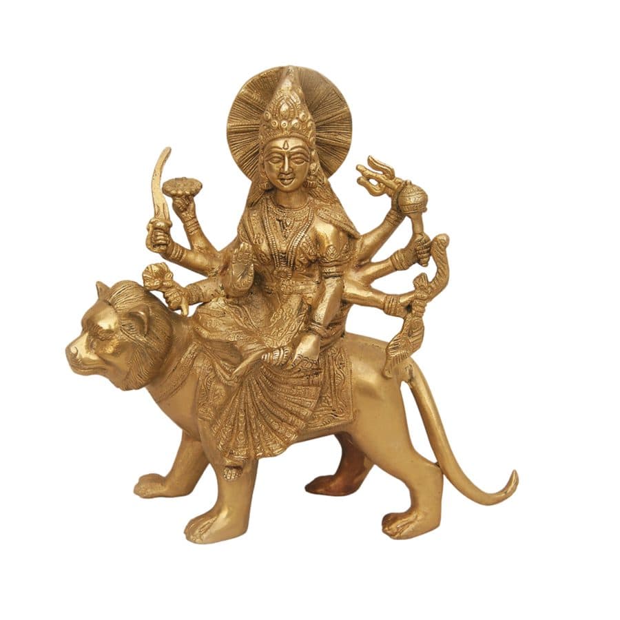 Brass Maa Durga Statue