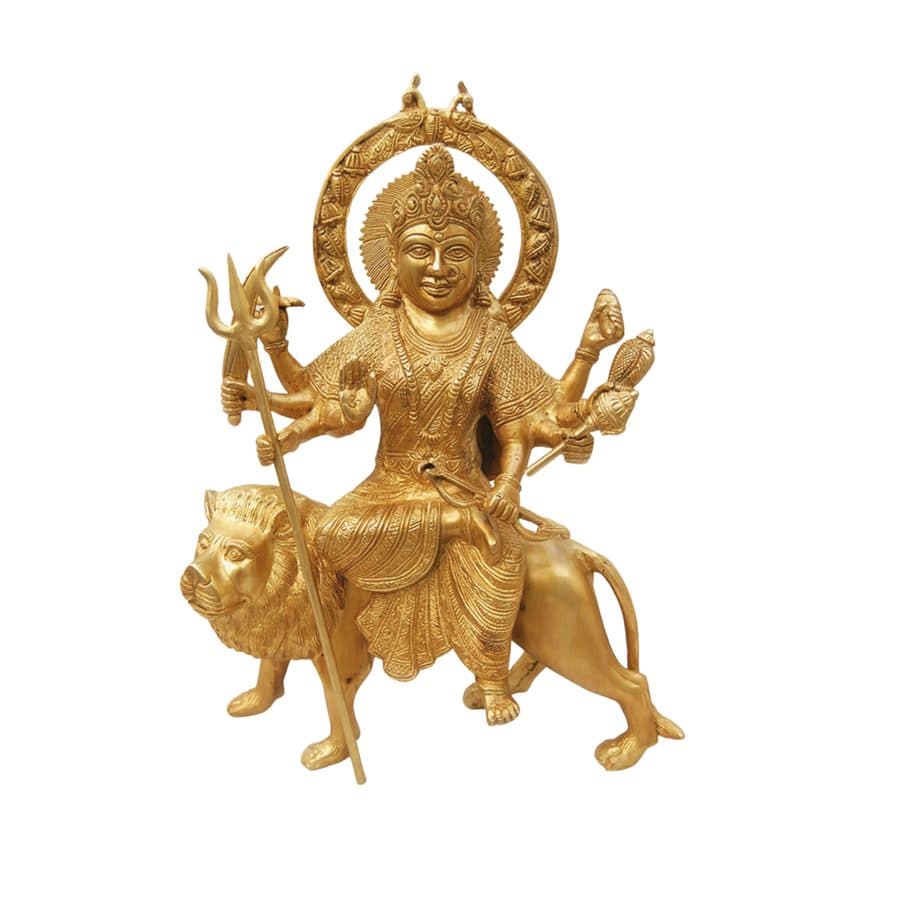 Brass Maa Durga Statue