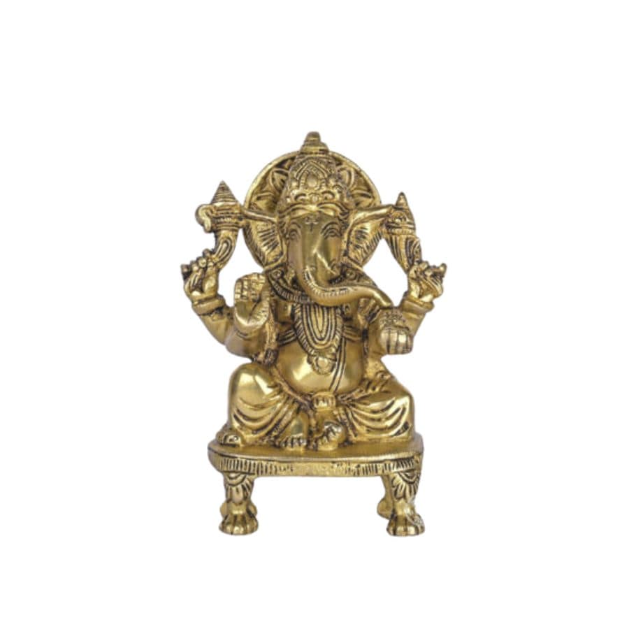 Brass Ganesha statue