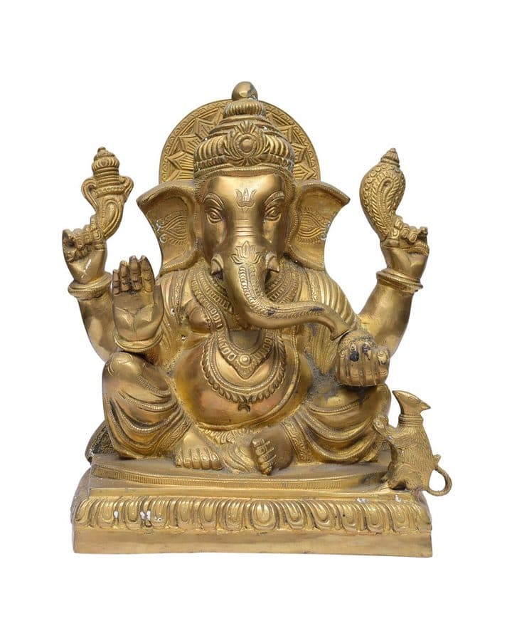 Lord Ganesha Brass Statue