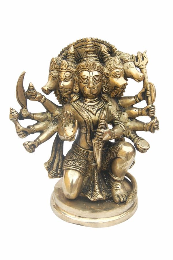 Brass Hanuman Statue