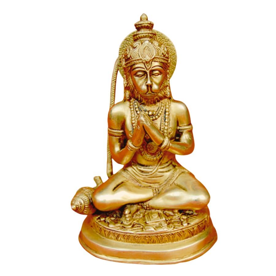 Brass Hanuman Statue