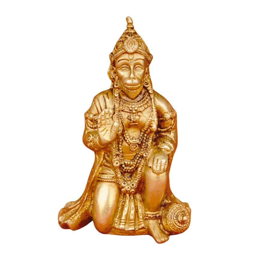 Brass Hanuman Statue