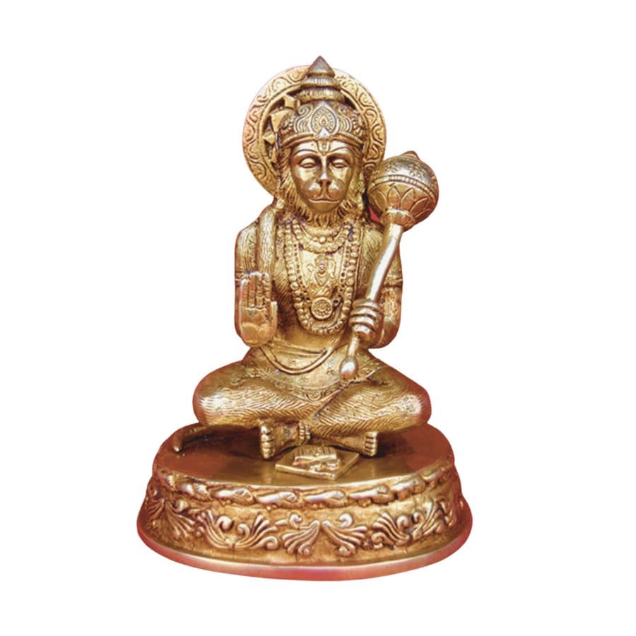 Brass Hanuman Statue