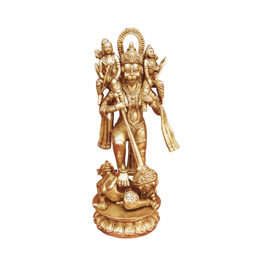 Brass Hanuman Statue