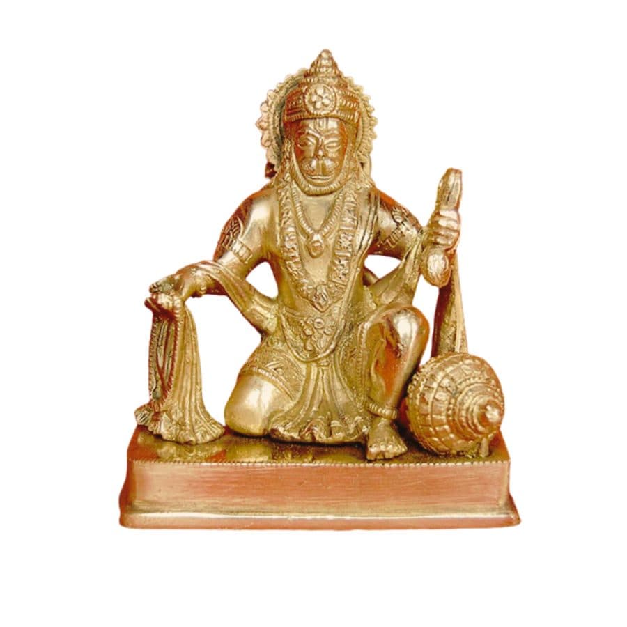 Brass Hanuman Statue