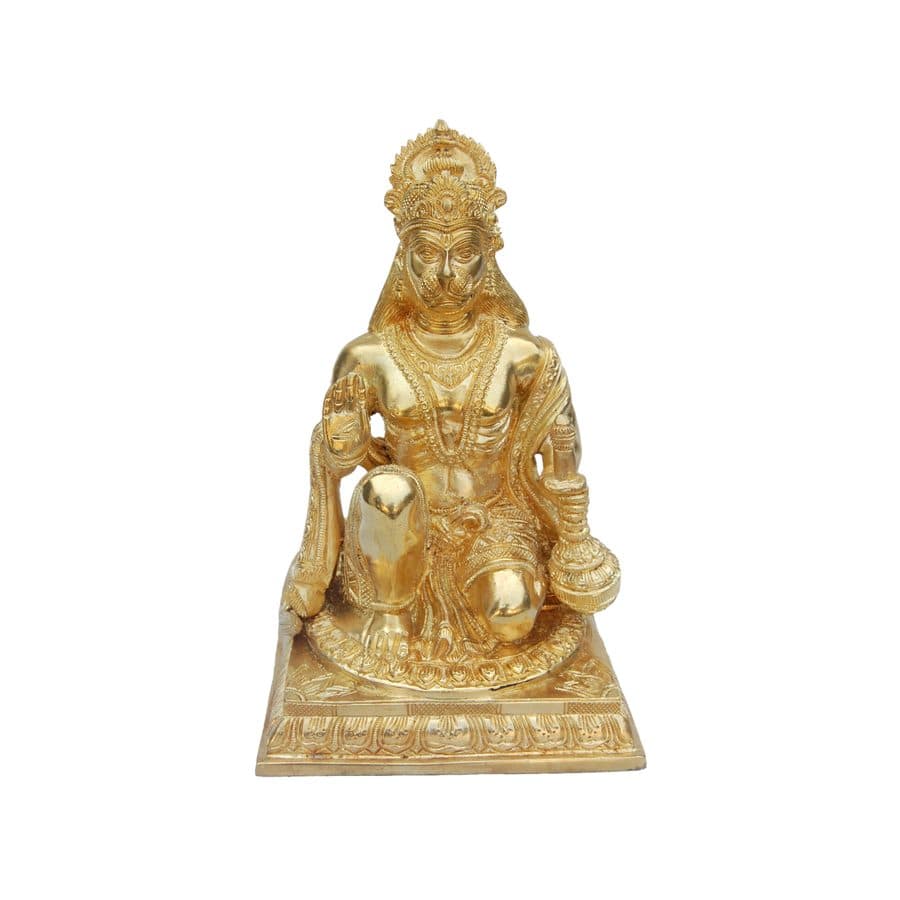 Brass Hanuman Statue