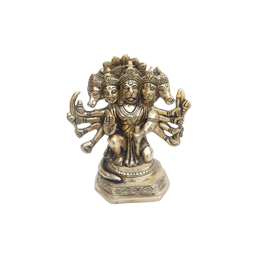 Brass Hanuman Statue
