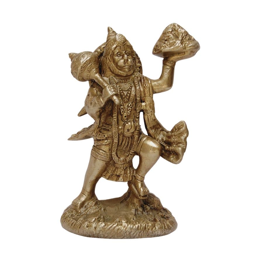 Brass Hanuman Statue