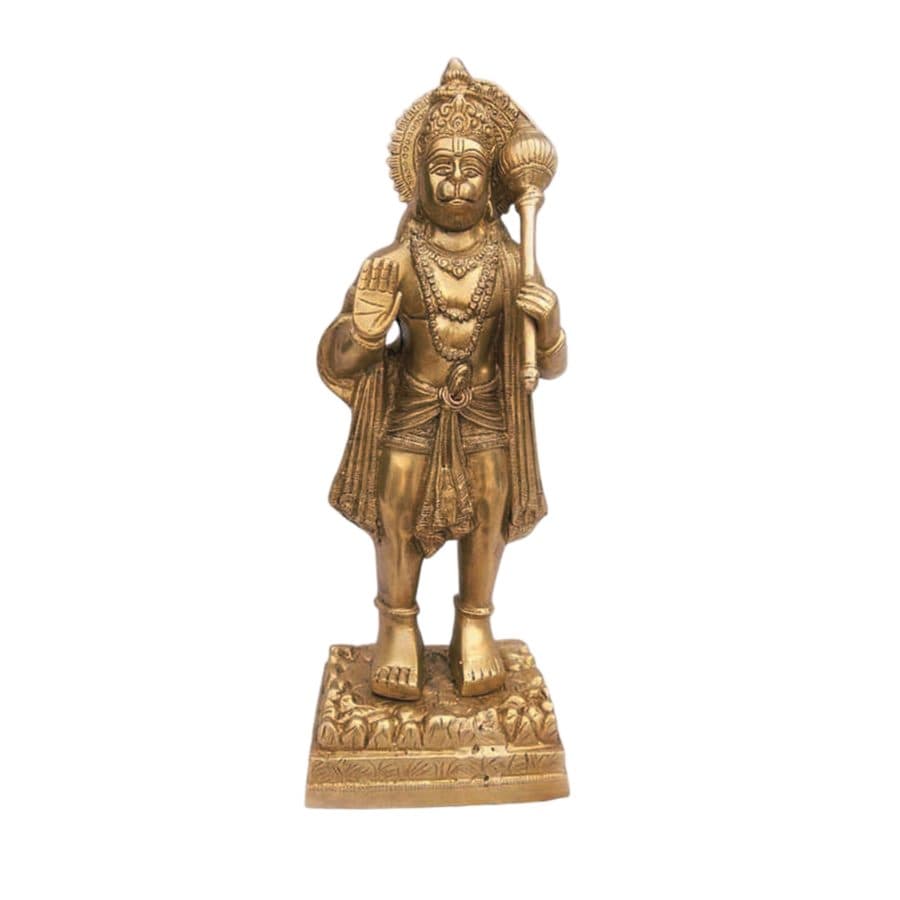 Brass Hanuman Statue