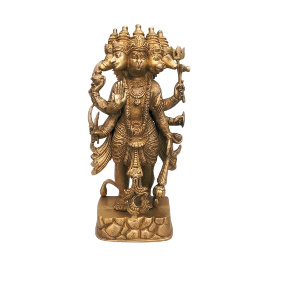 Brass Hanuman Statue