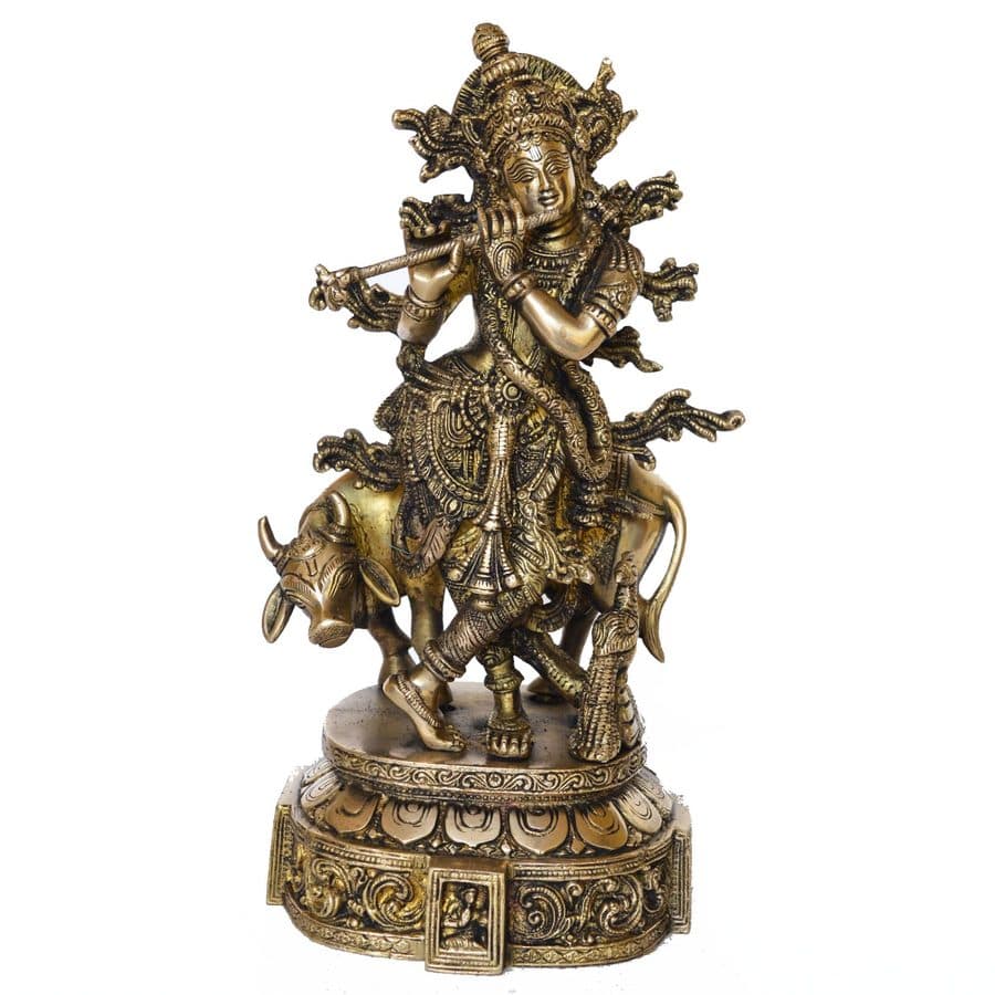 Krishna Statue of Brass