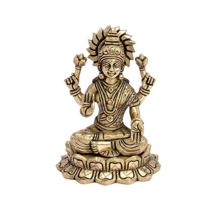 brass laxmi ji statue