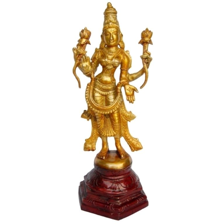 Metal brass Goddess Laxmi