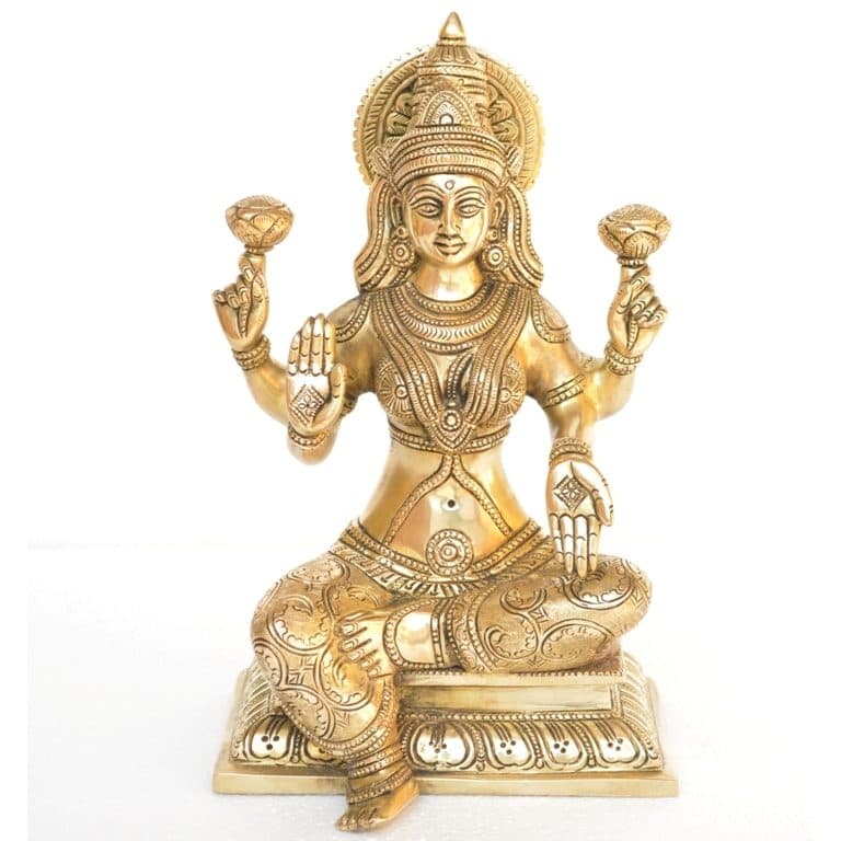 Brass Sculpture of Laxmi