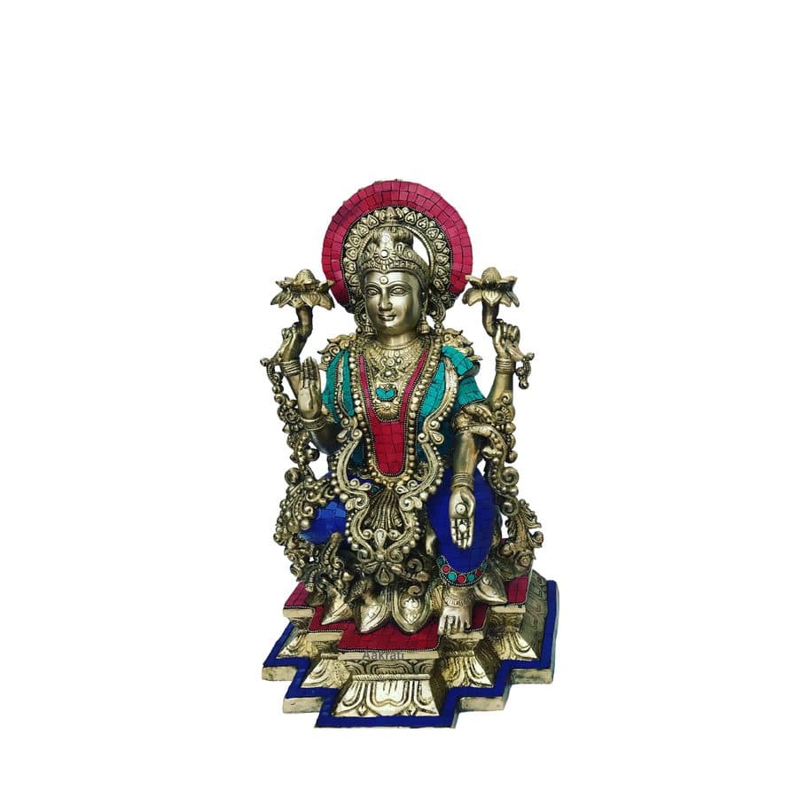 BRASS LAXMI STATUE