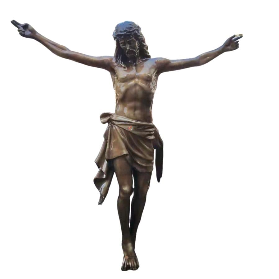 Outdoor Catholic Religious Sculpture Life Size Christ Jesus Bronze Statues 14 Stations Of The Cross